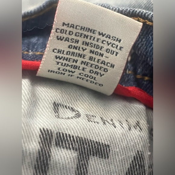 Heritage America 1776 Mens 38x34 (36x33) Denim Distillery Distressed Jeans Blue - Picture 8 of 10